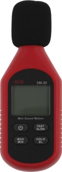 Измеритель уровня шума RGK SM-20 портативный красный/черный (776530) - купить недорого с доставкой в интернет-магазине
