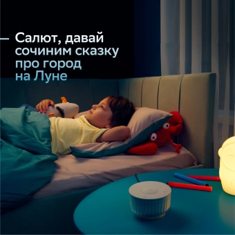 Умная колонка Sber Boom Mini 2 SBDV-00250A Салют черный 5W Mono BT/Wi-Fi - купить недорого с доставкой в интернет-магазине