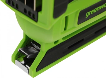 Степлер ручной Greenworks G24CS10 скобы 4/55/90/18GA - купить недорого с доставкой в интернет-магазине