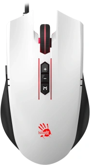 Мышь A4Tech Bloody ES7 белый оптическая 6000dpi USB 8but (ES7 PANDA WHITE) - купить недорого с доставкой в интернет-магазине