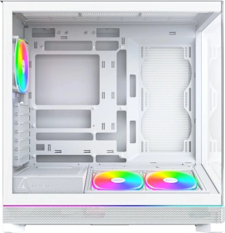 Корпус Montech SKY 3 белый без БП ATX 8x120mm 5x140mm 2xUSB3.0 audio bott PSU - купить недорого с доставкой в интернет-магазине
