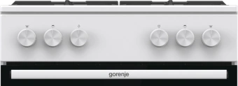 Плита Газовая Gorenje GG6A10WFFM белый (без крышки) реш.сталь - купить недорого с доставкой в интернет-магазине