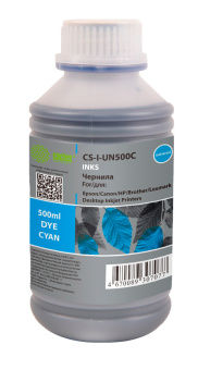 Чернила Cactus CS-I-Un500C голубой 500мл для Epson/Canon/HP/Brother Ecotank - купить недорого с доставкой в интернет-магазине
