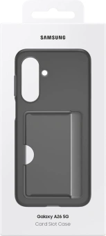 Чехол (клип-кейс) Samsung для Samsung Galaxy A26 Card Slot Case A26 черный (EF-OA266TBEGRU) - купить недорого с доставкой в интернет-магазине