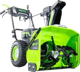 Снегоуборщик электр. Greenworks GD82ST56 5.2кВт - купить недорого с доставкой в интернет-магазине