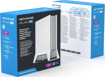 Роутер беспроводной Keenetic Netcraze Atlas SE (NC-4310) BE7200 100/1000/2500/10000BASE-T - купить недорого с доставкой в интернет-магазине