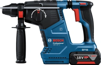 Перфоратор Bosch GBH 187-LI патрон:SDS-plus уд.:2.4Дж аккум. (кейс в комплекте) - купить недорого с доставкой в интернет-магазине