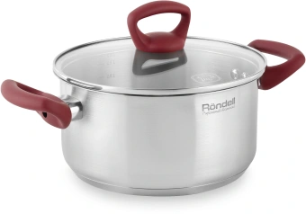 Кастрюля Rondell Heidi RDS-1114 4.8л. d=24см (с крышкой) стальной - купить недорого с доставкой в интернет-магазине