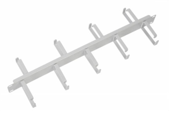 Кабельный органайзер горизонтальный ЦМО ГКО-1-9 двухсторонний кольца 1U шир.:19" глуб.:154.2мм - купить недорого с доставкой в интернет-магазине