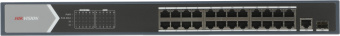 Коммутатор Hikvision DS-3E0526P-E 25x1Гбит/с 1SFP 24PoE+ 270W неуправляемый - купить недорого с доставкой в интернет-магазине