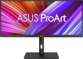 Монитор Asus 34" ProArt PA348CGV черный IPS LED 21:9 HDMI M/M матовая HAS Piv 400cd 178гр/178гр 3440x1440 120Hz FreeSync Premium Pro DP 2K USB 12.2кг - купить недорого с доставкой в интернет-магазине