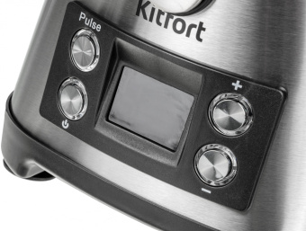 Кухонный комбайн Kitfort КТ-1395 800Вт серебристый/черный - купить недорого с доставкой в интернет-магазине