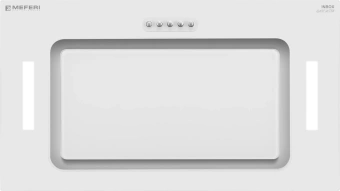 Вытяжка встраиваемая Meferi Ultra INBOX52WH Glass белый управление: кнопочное (1 мотор) - купить недорого с доставкой в интернет-магазине