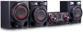 Минисистема LG XBoom CJ45 черный 720Вт FM USB BT - купить недорого с доставкой в интернет-магазине