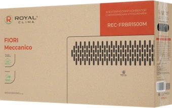 Конвектор Royal Clima Fiori Meccanico REC-FRBR1500M 1500Вт черный - цена, купить или заказать с доставкой в интернет-магазине Конвектор Royal Clima Fiori Meccanico REC-FRBR1500M 1500Вт черный - купить недорого с доставкой в интернет-магазине