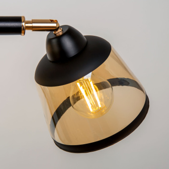 Люстра Hiper Lokko H199-5 потолоч. золотистый/черный - купить недорого с доставкой в интернет-магазине