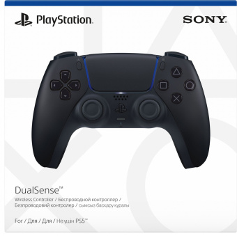 Геймпад Беспроводной PlayStation DualSense черный для: PlayStation 5 (CFI-ZCT1W) - купить недорого с доставкой в интернет-магазине