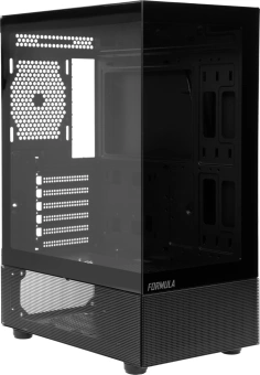 Корпус Formula Crystal Z1 черный без БП ATX 3x120mm 2xUSB2.0 1xUSB3.0 audio bott PSU - купить недорого с доставкой в интернет-магазине