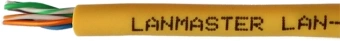 Кабель информационный Lanmaster LAN-5EUTP-PT-LSZH-YL кат.5E UTP 4 пары 24AWG LSZH внутренний 305м желтый - купить недорого с доставкой в интернет-магазине