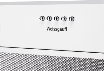 Вытяжка встраиваемая Weissgauff BOX 850 WH белый управление: кнопочное (1 мотор) - купить недорого с доставкой в интернет-магазине