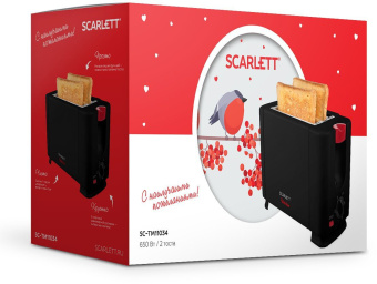 Тостер Scarlett With Love SC-TM11034 650Вт черный - купить недорого с доставкой в интернет-магазине