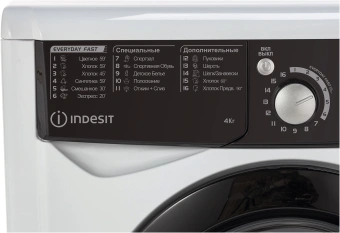 Стиральная машина Indesit MyTime EWUD 4105 BK CIS класс: A-10% загр.фронтальная макс.:4кг белый - купить недорого с доставкой в интернет-магазине