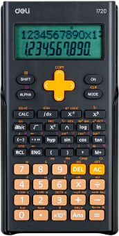 Калькулятор научный Deli E1720-black черный 10+2-разр. - купить недорого с доставкой в интернет-магазине