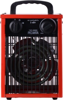 Тепловая пушка электрическая Ресанта ТЭП-3000Н 3000Вт красный - купить недорого с доставкой в интернет-магазине