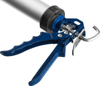 Пистолет для герметика Зубр 06633-60 механический закрытый серебристый/черный - купить недорого с доставкой в интернет-магазине