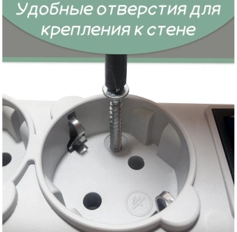 Сетевой фильтр Powercube SPG(5+1)-B-10 3м (6 розеток) серый (коробка) - купить недорого с доставкой в интернет-магазине