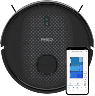 Пылесос-робот Red Solution RV-RL6100S 35Вт черный - купить недорого с доставкой в интернет-магазине