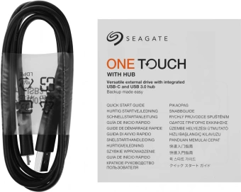 Жесткий диск Seagate USB3.0 16TB STLC16000400 One Touch Hub 3.5" черный - купить недорого с доставкой в интернет-магазине