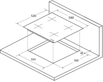Индукционная варочная поверхность Kuppersberg ICS 604 черный - купить недорого с доставкой в интернет-магазине