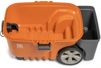 Строительный пылесос Daewoo DAVC 2014S 1400Вт (уборка: сухая/сбор воды/выдув) оранжевый - купить недорого с доставкой в интернет-магазине