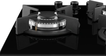 Газовая варочная поверхность Weissgauff HGG 451 BGh Nano черный - купить недорого с доставкой в интернет-магазине