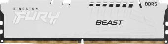 Память DDR5 16GB 6400MHz Kingston KF564C32BW-16 Fury Beast RTL Gaming PC5-51200 CL32 DIMM 288-pin 1.4В single rank с радиатором Ret - купить недорого с доставкой в интернет-магазине