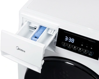 Стиральная машина Midea MFC3712BSW40/W класс: A загр.фронтальная макс.:7кг белый инвертор - купить недорого с доставкой в интернет-магазине