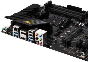 Материнская плата Asus TUF GAMING B550-PLUS Soc-AM4 AMD B550 4xDDR4 ATX AC`97 8ch(7.1) 2.5Gg RAID+HDMI+DP - купить недорого с доставкой в интернет-магазине