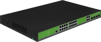 Коммутатор Digma DSP716G-4C-R300 (L2+) 16x1Гбит/с 4xКомбо(1000BASE-T/SFP) 300W управляемый - купить недорого с доставкой в интернет-магазине