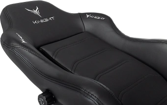 Кресло игровое Knight Master черный экокожа крестов. металл - купить недорого с доставкой в интернет-магазине