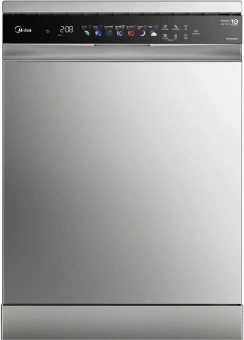 Посудомоечная машина Midea MFD60S460SI серебристый/черный (полноразмерная) инвертор - купить недорого с доставкой в интернет-магазине