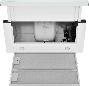 Вытяжка встраиваемая Zugel ZHT652GW белый управление: сенсорное (1 мотор) - купить недорого с доставкой в интернет-магазине