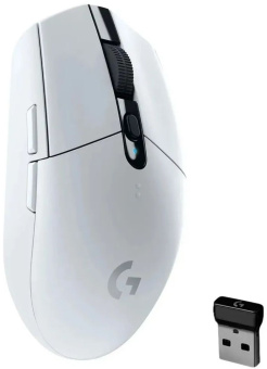 Мышь Logitech G304 Lightspeed белый оптическая 12000dpi беспров. USB 5but (910-005295) - купить недорого с доставкой в интернет-магазине
