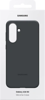 Чехол (клип-кейс) Samsung для Samsung Galaxy A36 Silicone Case A36 черный (EF-PA366CBEGRU) - купить недорого с доставкой в интернет-магазине