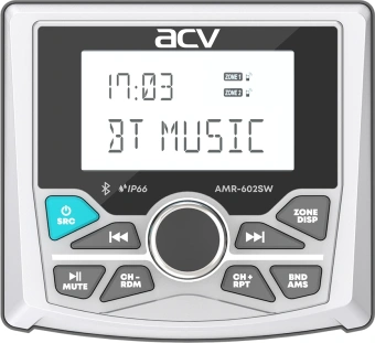 Автомагнитола ACV MARINE AMR-602SW 4x50Вт v5.0 USB 2.0 AUX 3" 3 RDS (43453) - купить недорого с доставкой в интернет-магазине