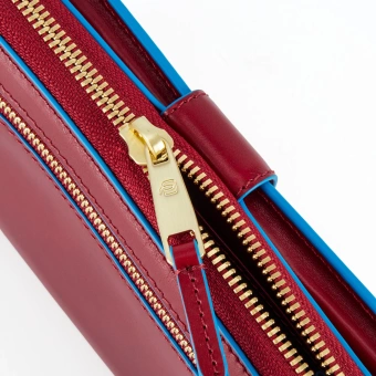 Кошелек женский Piquadro Blue Square PD1354B2R/R красный натур.кожа - купить недорого с доставкой в интернет-магазине