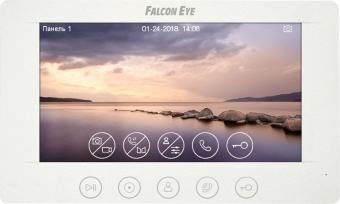 Видеодомофон Falcon Eye Cosmo HD Plus белый - купить недорого с доставкой в интернет-магазине