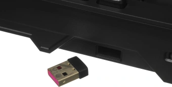 Клавиатура MSI STRIKE Pro W Silent механическая серый/черный USB беспроводная BT/Radio Multimedia for gamer LED (подставка для запястий) (S11-43RU210-CLA) кабель 2м - купить недорого с доставкой в интернет-магазине