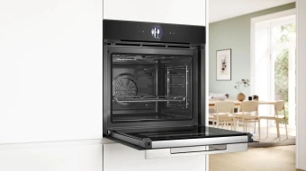 Духовой шкаф Электрический Bosch HBG7764B1 черный - купить недорого с доставкой в интернет-магазине