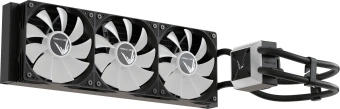 Система водяного охлаждения Formula Ice Jet Vision 360 ARGB Soc-AM5/AM4/1200/2066/1700/1851 черный 4-pin 1-27dB Al+Cu LCD 315W 2020gr Ret (ICE JET VISION 360 BK) - купить недорого с доставкой в интернет-магазине
